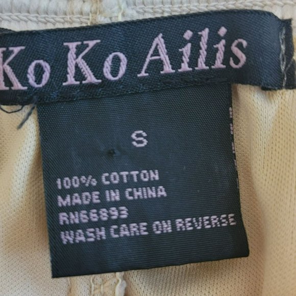 Ko Ko Ailis Women's Small Mini Cream Crochet Skirt with Tiers EUC - Picture 3 of 8